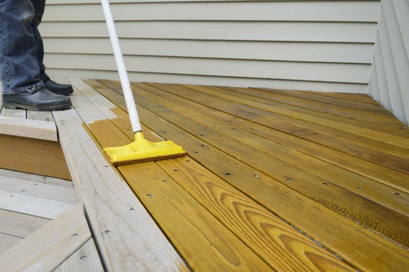 Finished Deck with Stain