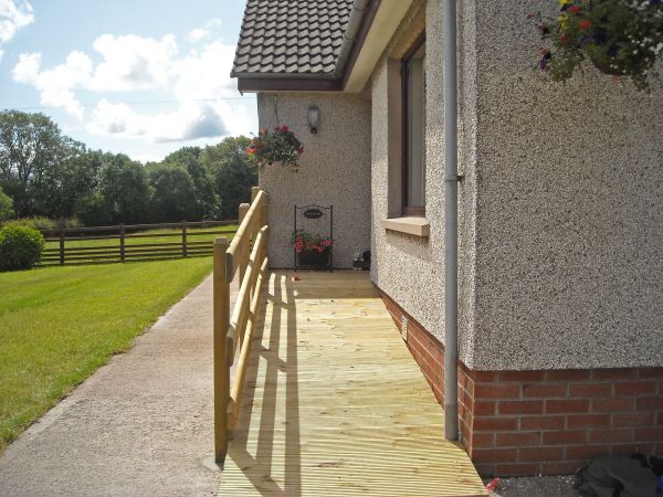 Hardwood Ramp Installation in Ashburn