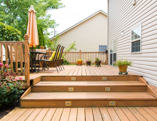 Wooden Patio Installation in Ashburn