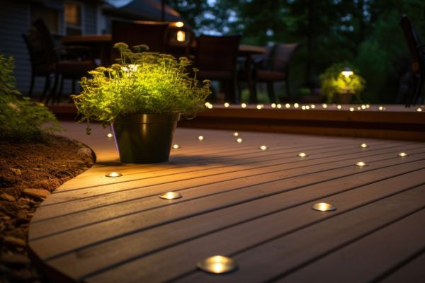 Ground Level Deck Construction in Ashburn